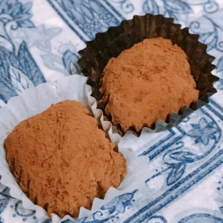 チョコっとヘルシー豆腐でトリュフ